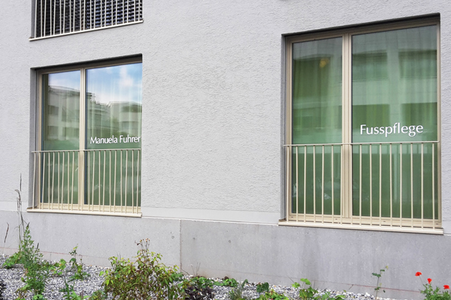 Schaufensterbeschriftung Schaufensterbeschriftung