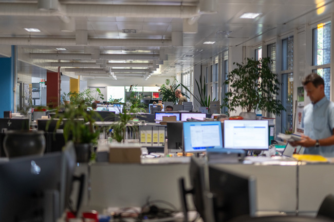 Einblick in unsere Büroräumlichkeiten. Einblick in unsere Büroräumlichkeiten.